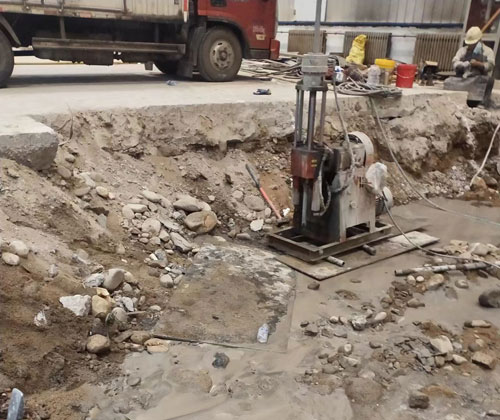 安定公路下沉压浆